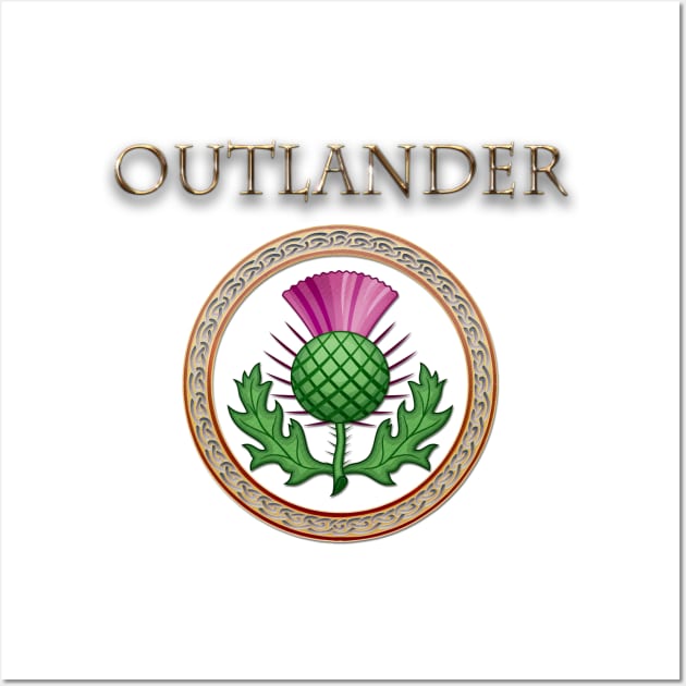 Outlander Thistle Wall Art by ShawnaMac